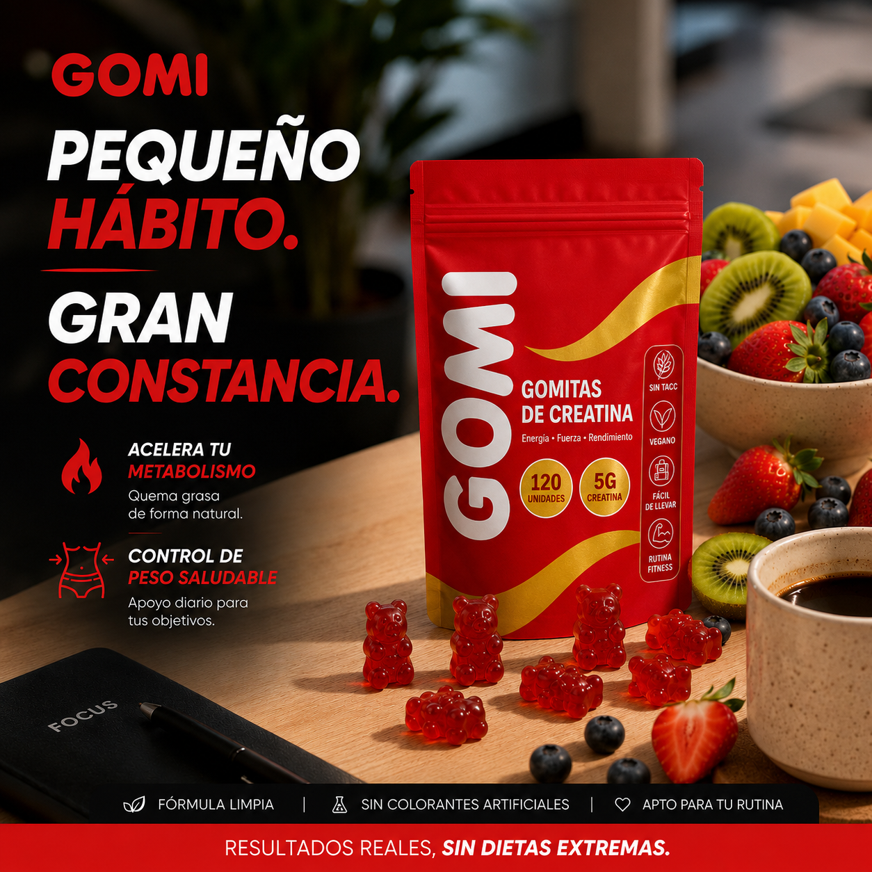 Gomi - Gomitas de Creatina