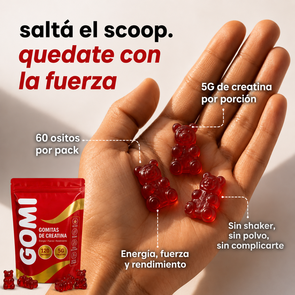 Gomi - Gomitas de Creatina